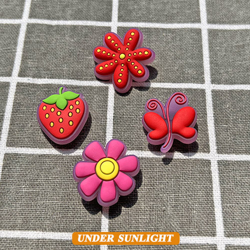 Custom UV-Reactive Clog Charms