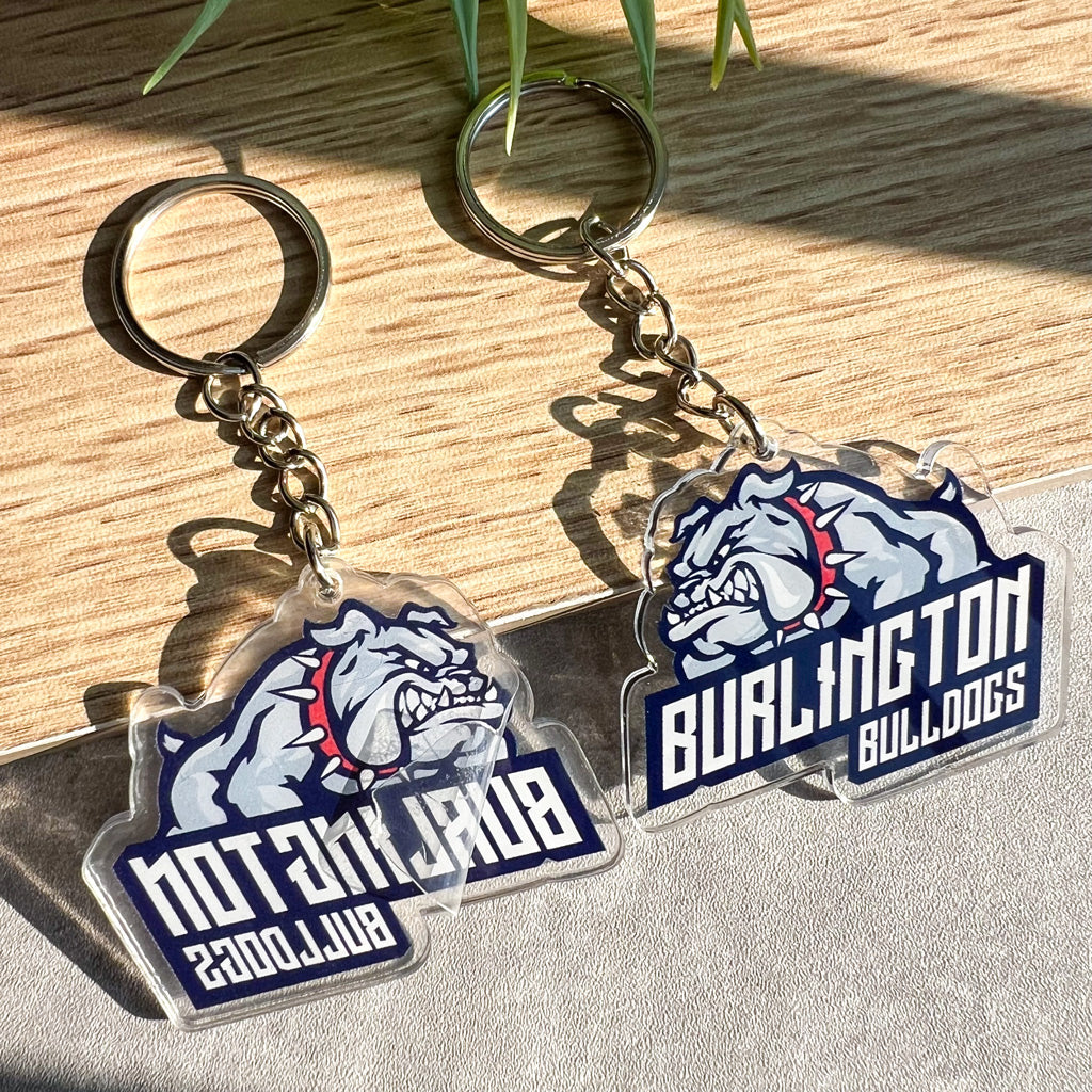 Custom Die-Cut Acrylic Keychain
