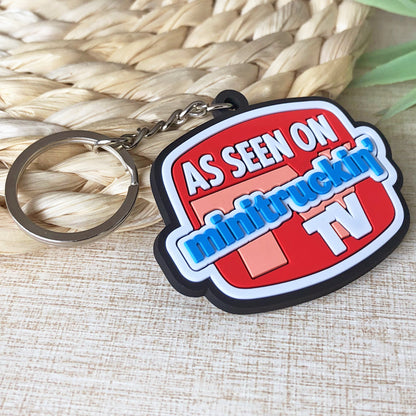 Custom 3D Die Cut Rubber Keychains