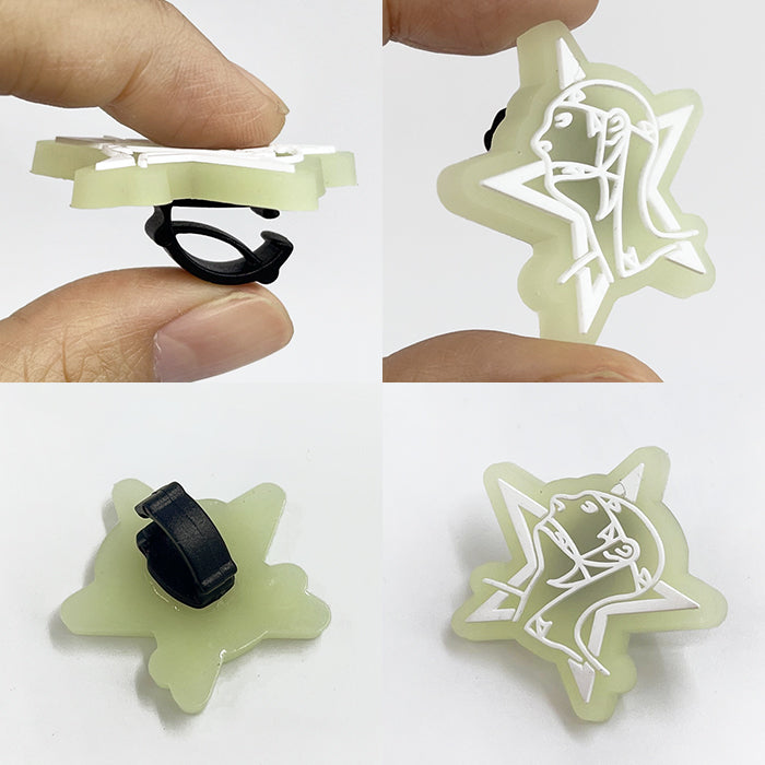 Custom PVC Shoelace Charm - Glowing